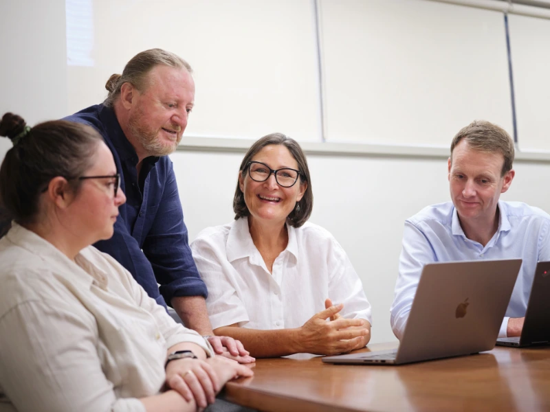 SVMG leadership team collaborating on veterinary marketing strategy and business growth planning meeting .