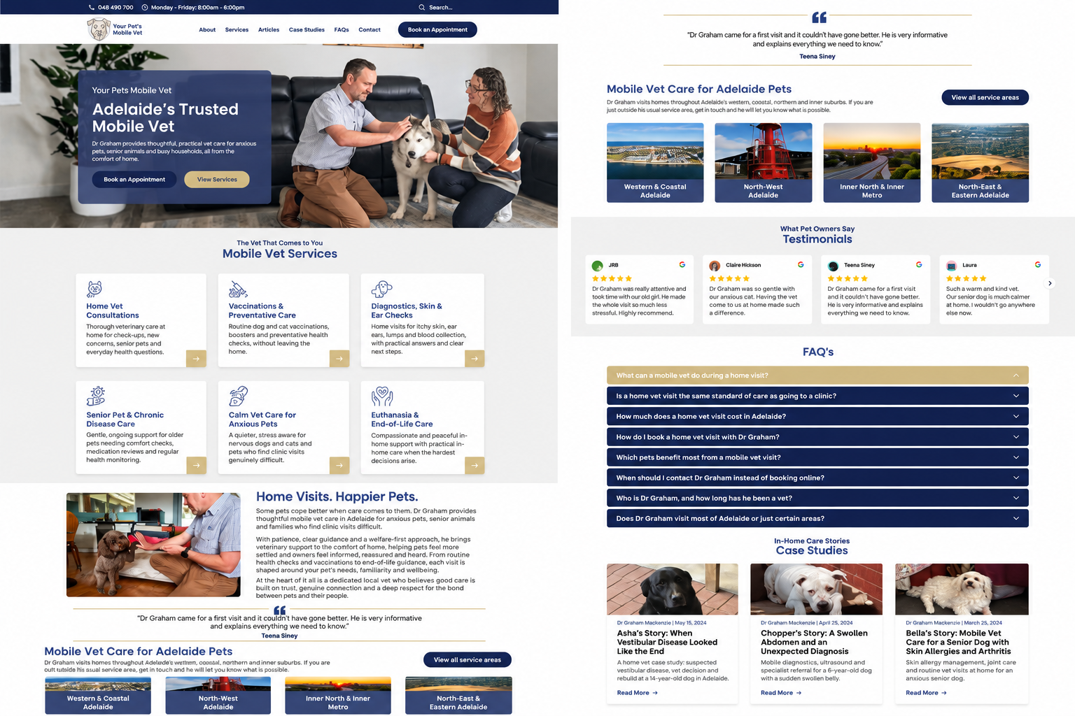 Strategic website. The right enquiries.